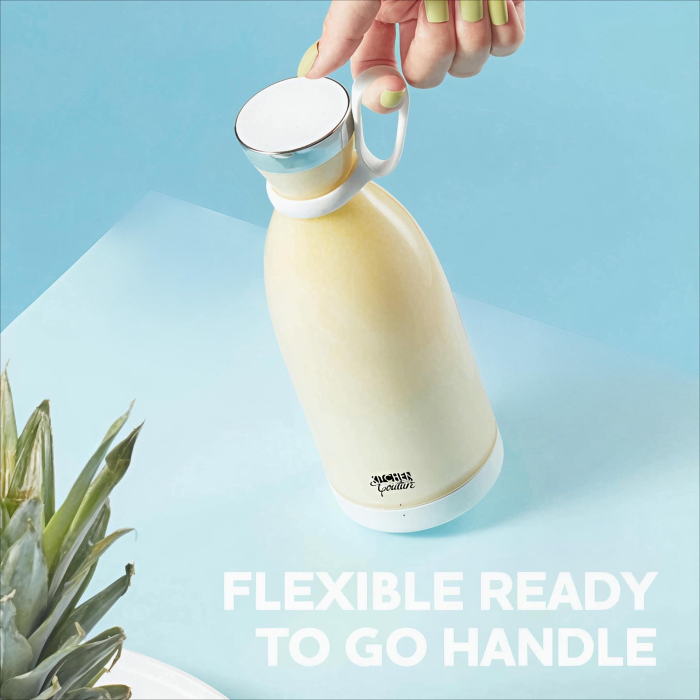 Travel Mini Juice Blender – USB Rechargeable 🍓 | Glass Bottle 💧 | Smoothies, Shakes & More 🥤