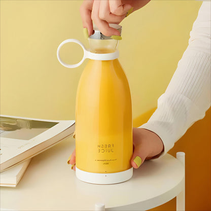 Travel Mini Juice Blender – USB Rechargeable 🍓 | Glass Bottle 💧 | Smoothies, Shakes &amp; More 🥤