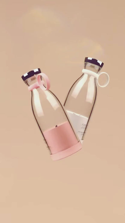 Travel Mini Juice Blender – USB Rechargeable 🍓 | Glass Bottle 💧 | Smoothies, Shakes &amp; More 🥤